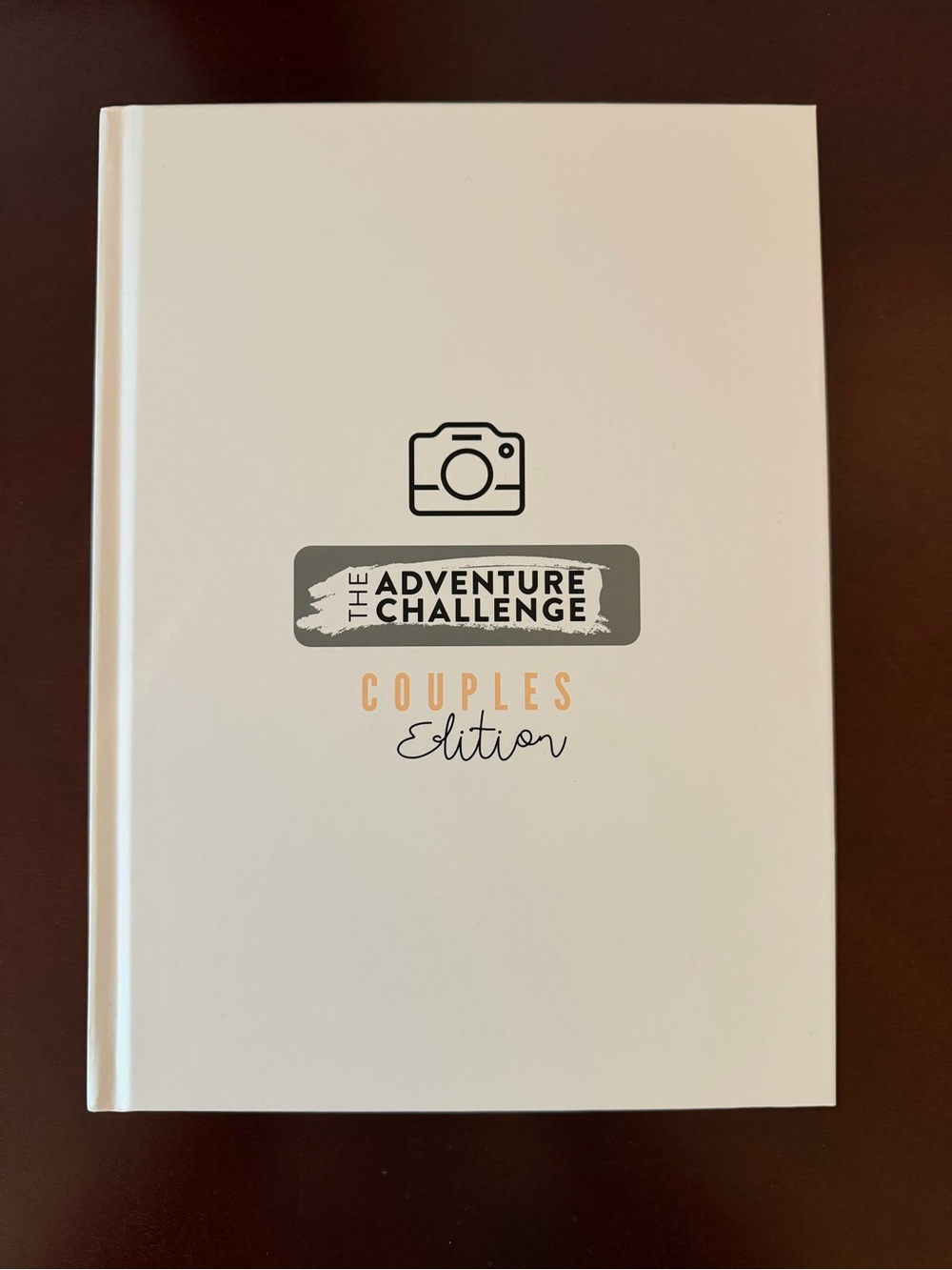 The Adventure Challenge Couples Edition - White Photo & Memory Book